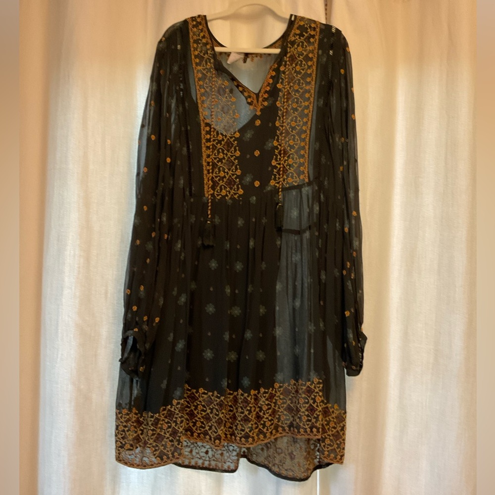 Akemi + Kin Amina Long Sleeve Dress, Size XL